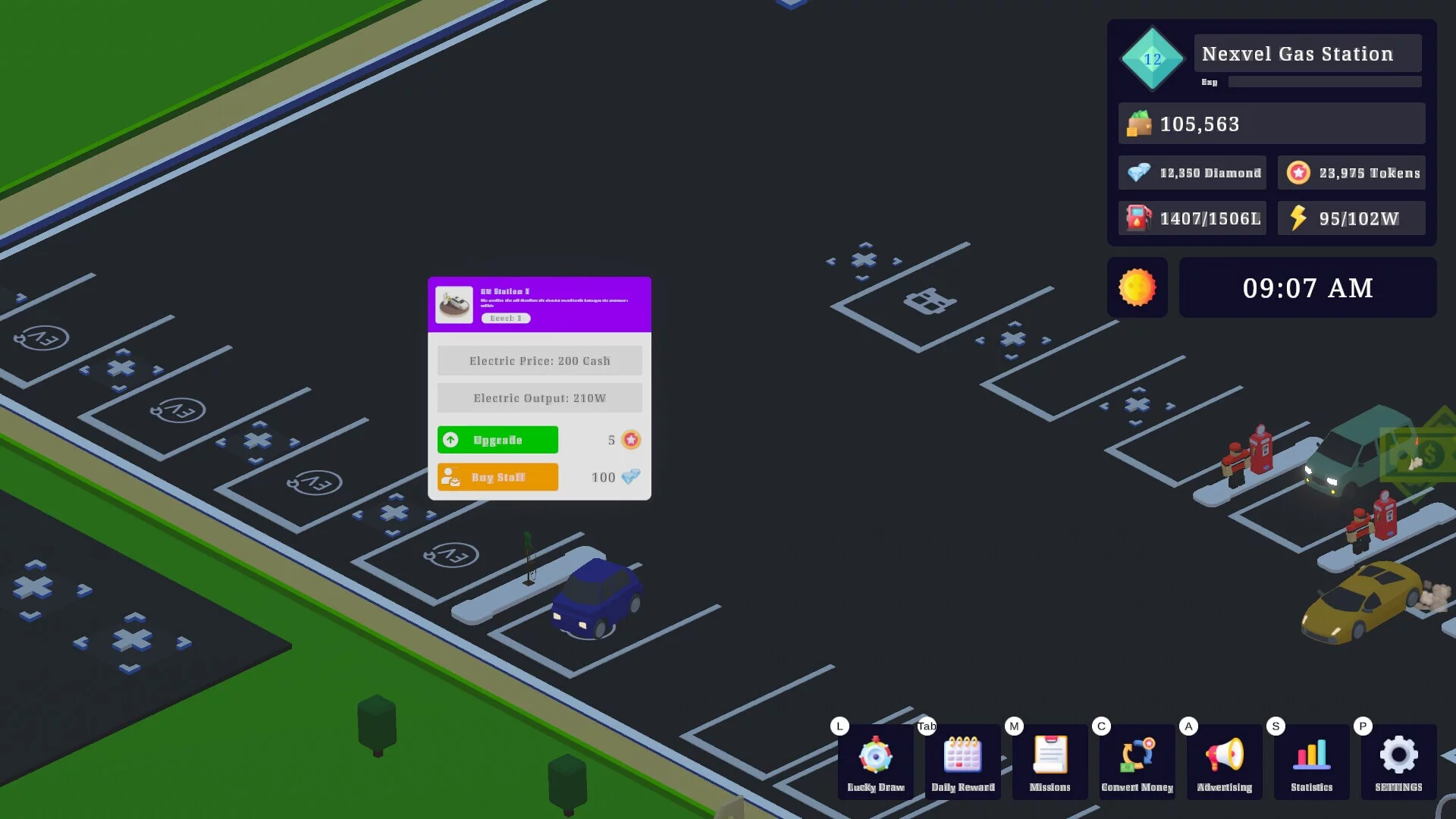 Изображение игры: Gas Station Tycoon