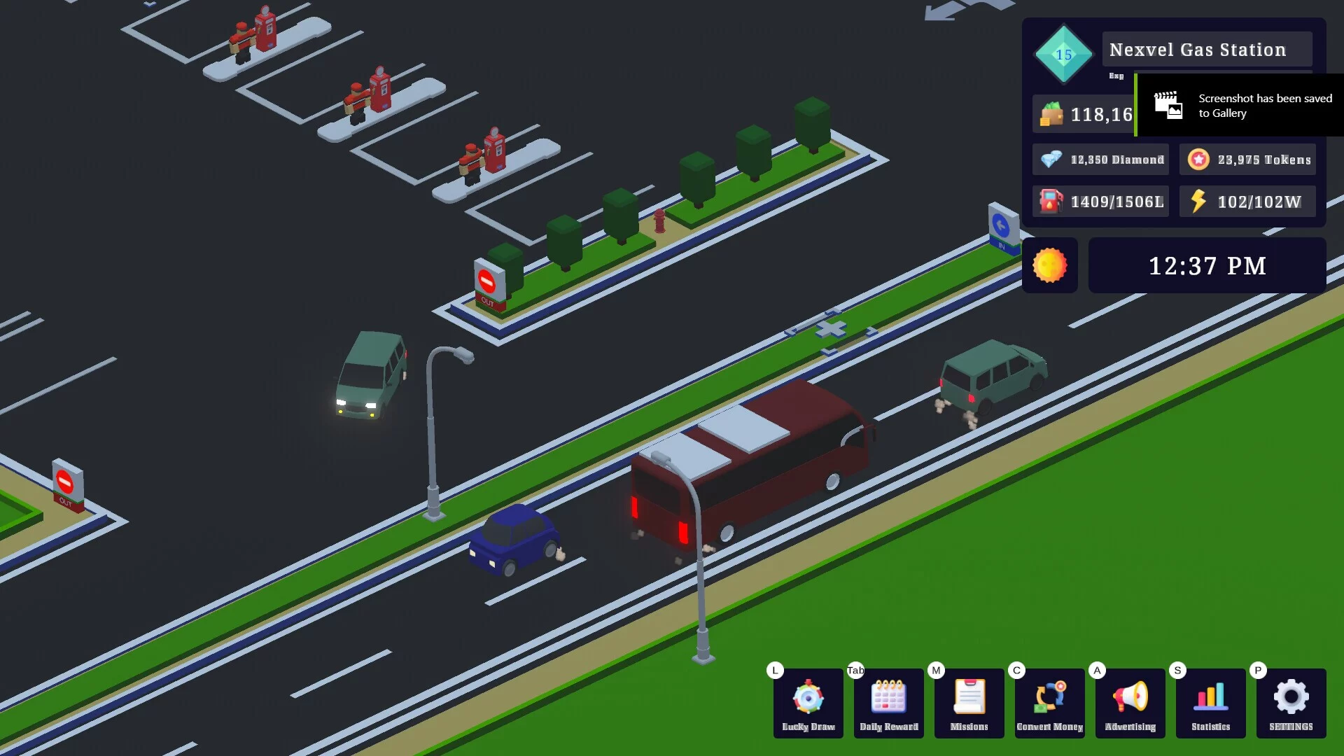 Изображение игры: Gas Station Tycoon
