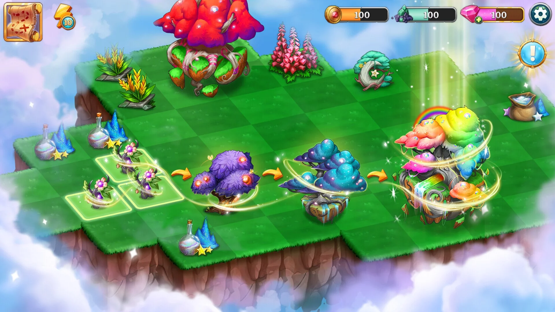 Изображение игры: Merge Adventure: Magic Dragons
