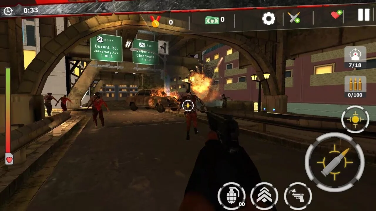 Изображение игры: Zombie Survivor: Undead City Attack