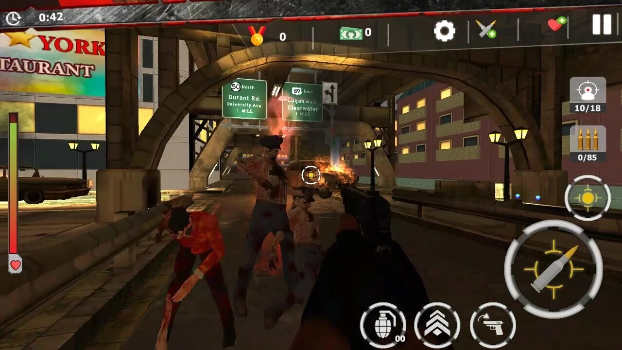 Изображение игры: Zombie Survivor: Undead City Attack