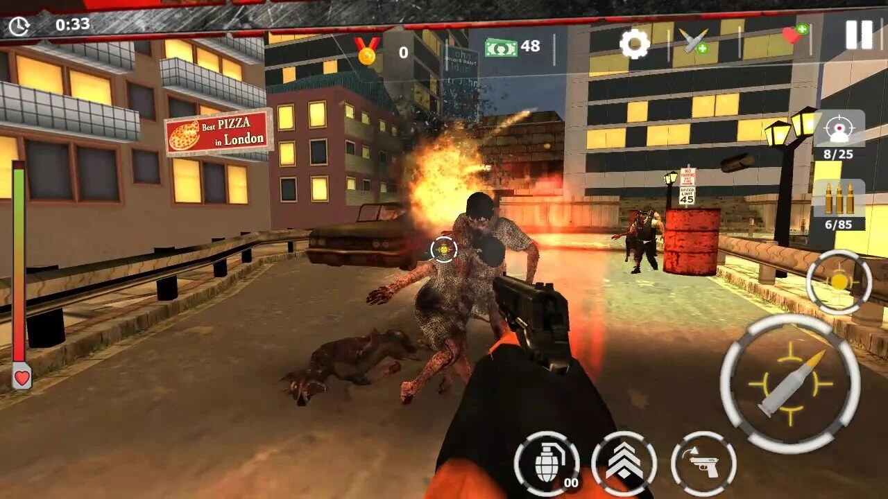 Изображение игры: Zombie Survivor: Undead City Attack