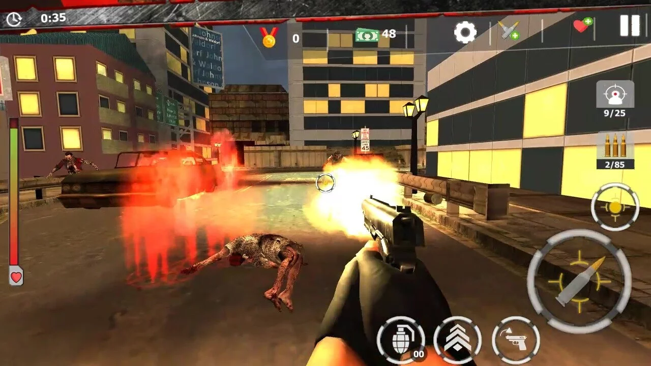 Изображение игры: Zombie Survivor: Undead City Attack
