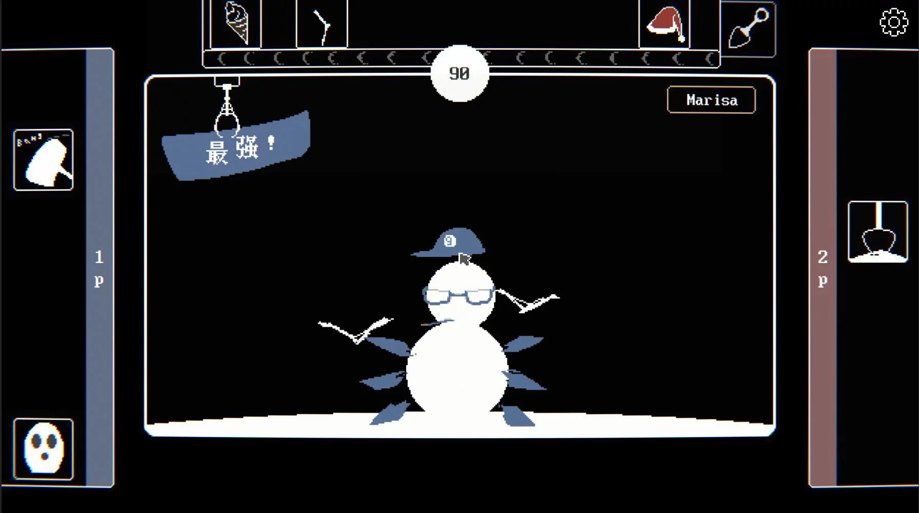 Изображение игры: 东方雪人战争-TouhouSnowClash