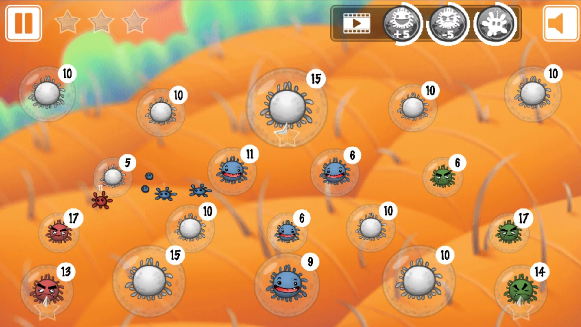 Изображение игры: NanoWar: Cells VS Virus