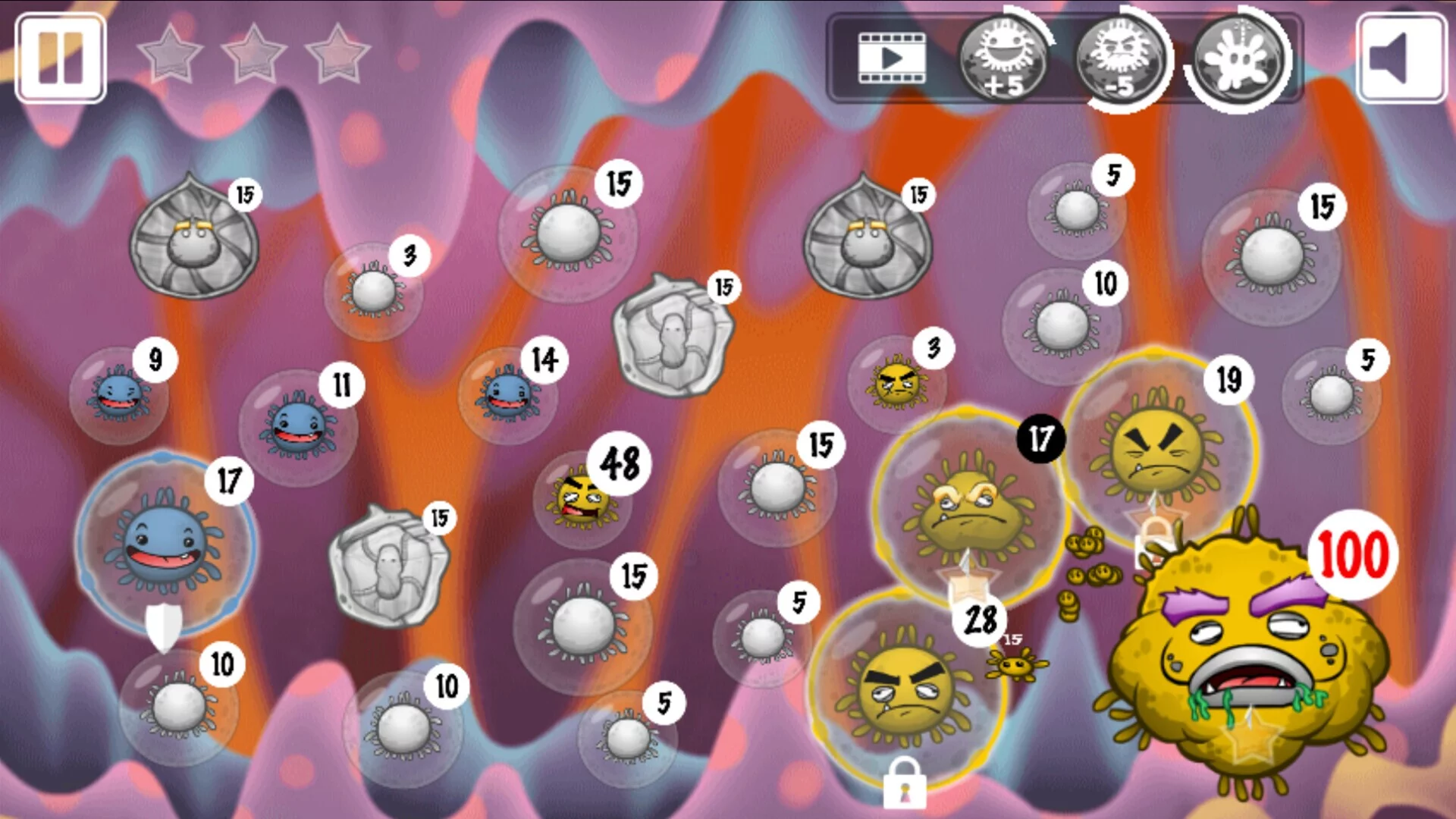 Изображение игры: NanoWar: Cells VS Virus