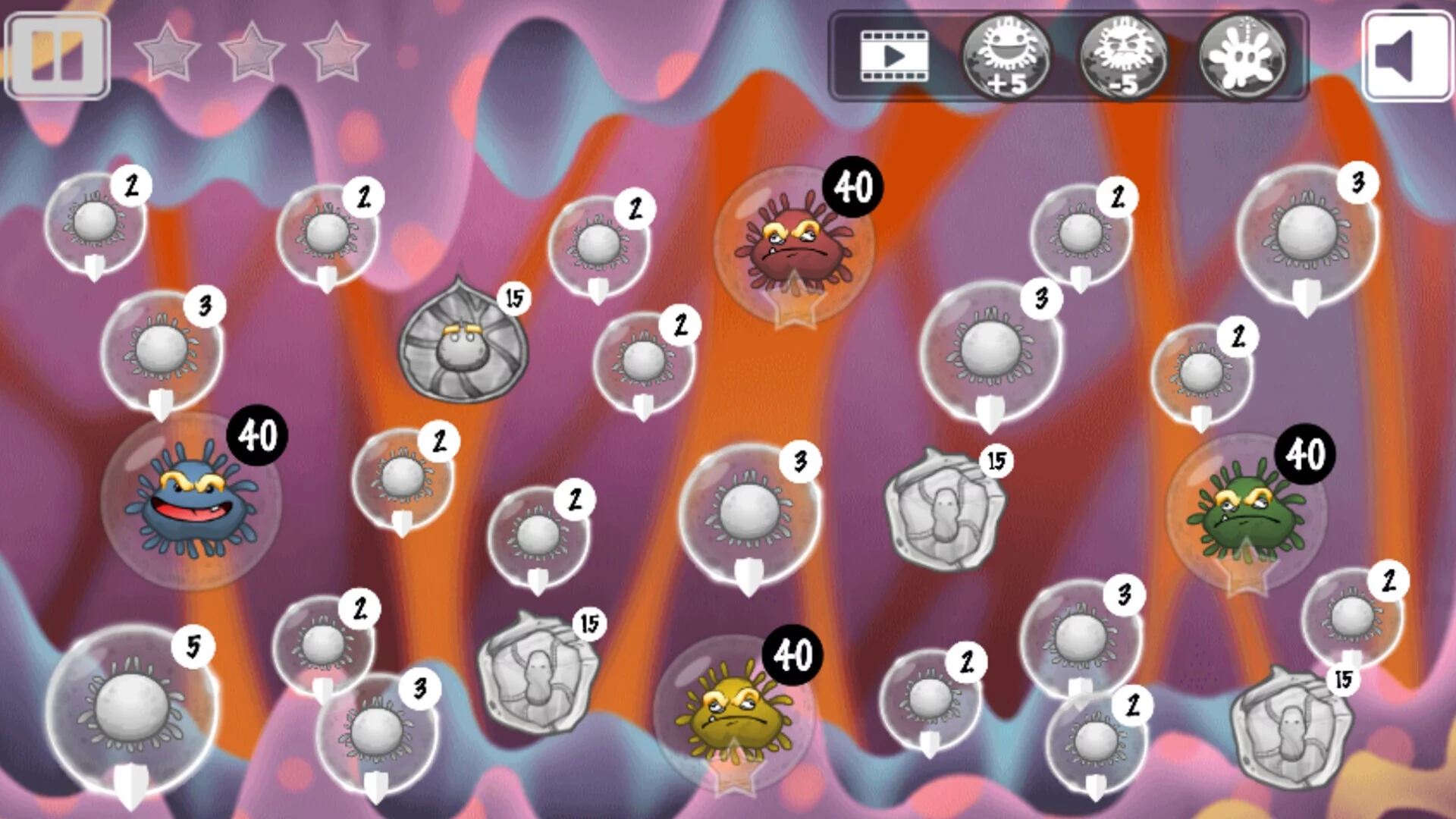 Изображение игры: NanoWar: Cells VS Virus