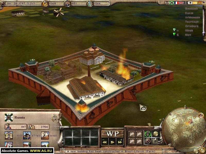 Изображение игры: War and Peace