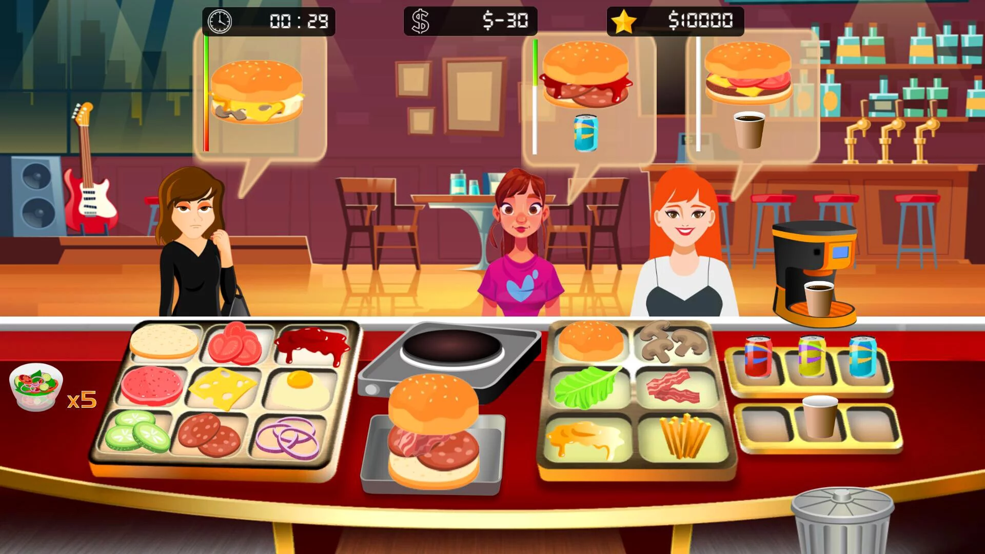 Изображение игры: Burger Restaurant Simulator