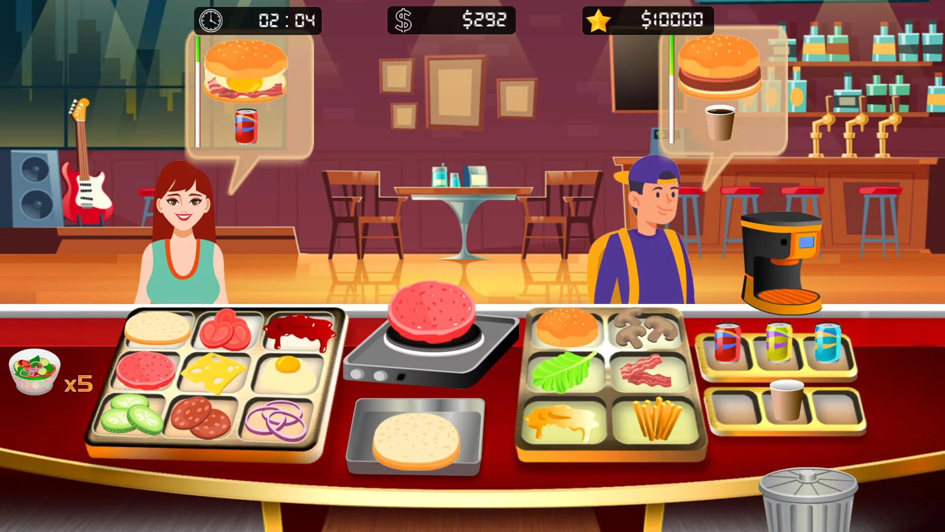 Изображение игры: Burger Restaurant Simulator