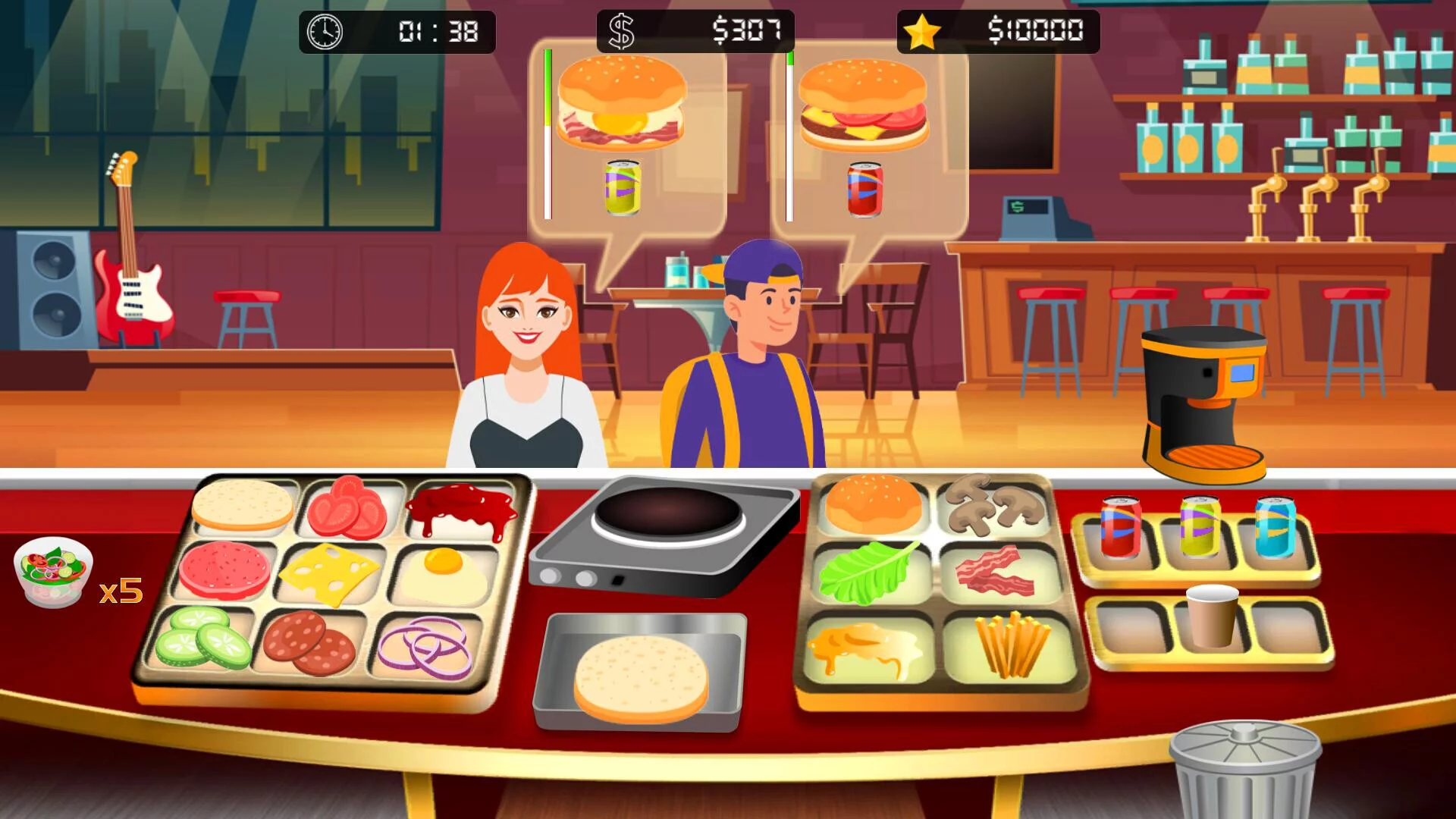 Изображение игры: Burger Restaurant Simulator