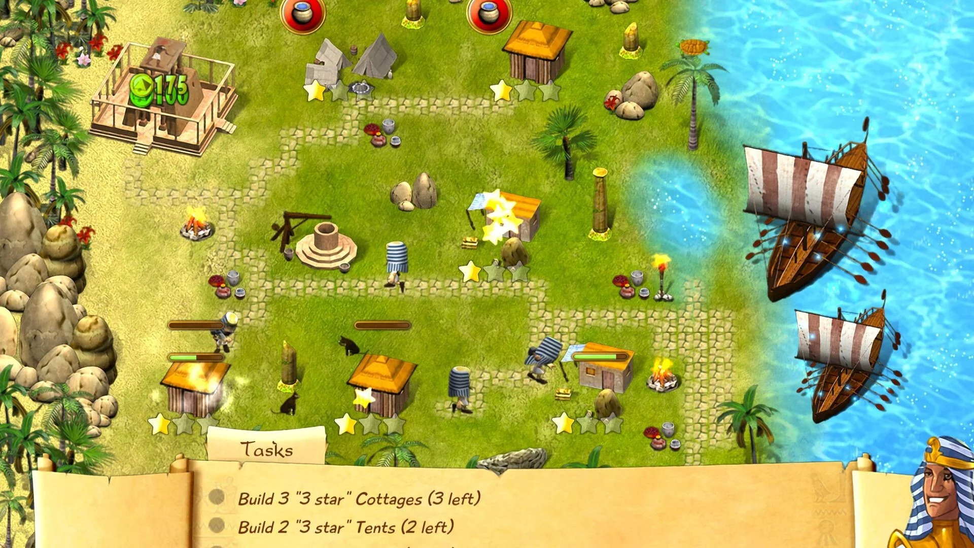 Изображение игры: Fate of the Pharaoh