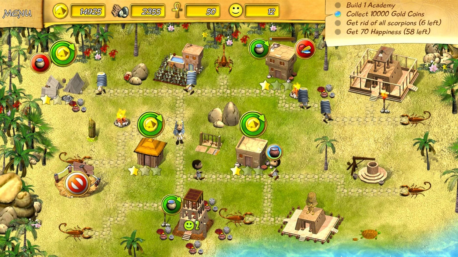 Изображение игры: Fate of the Pharaoh