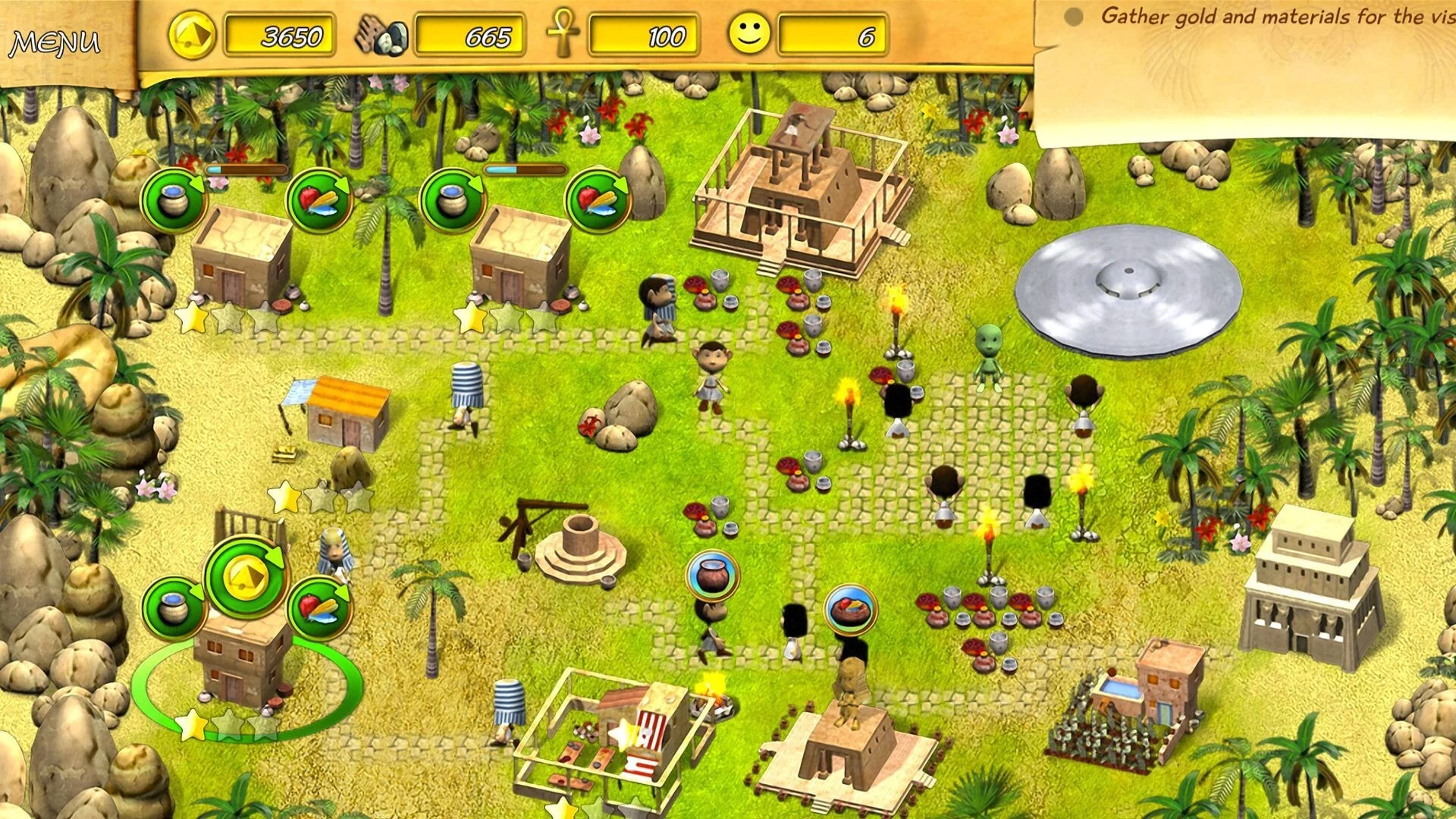 Изображение игры: Fate of the Pharaoh