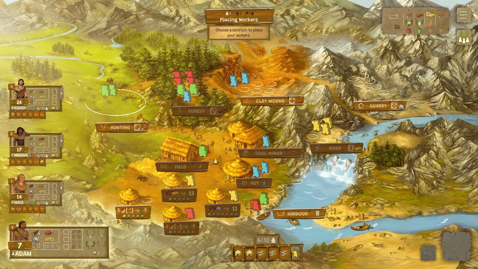 Изображение игры: Stone Age: Digital Edition