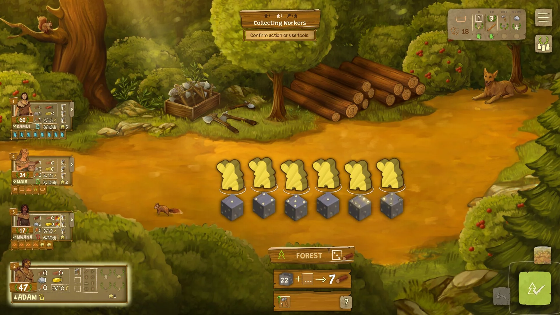 Изображение игры: Stone Age: Digital Edition