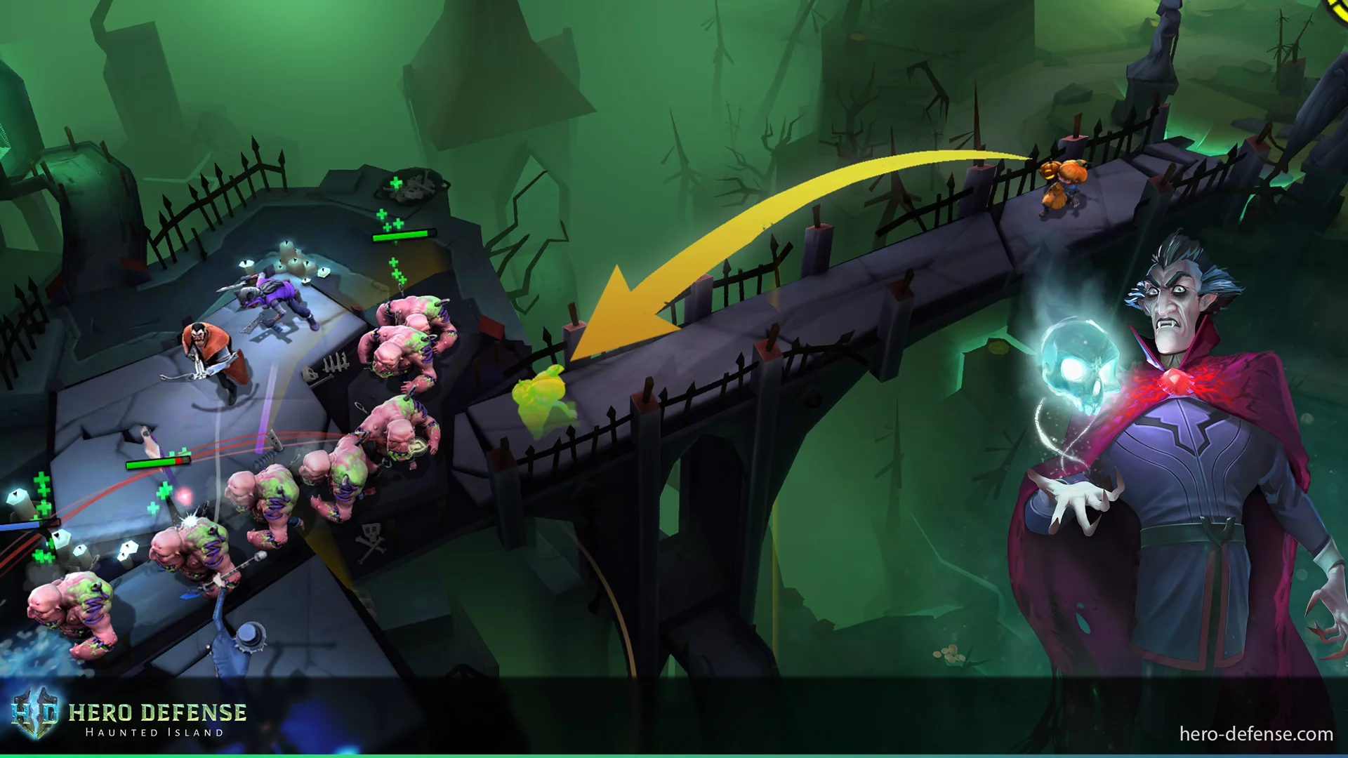 Изображение игры: HERO DEFENSE