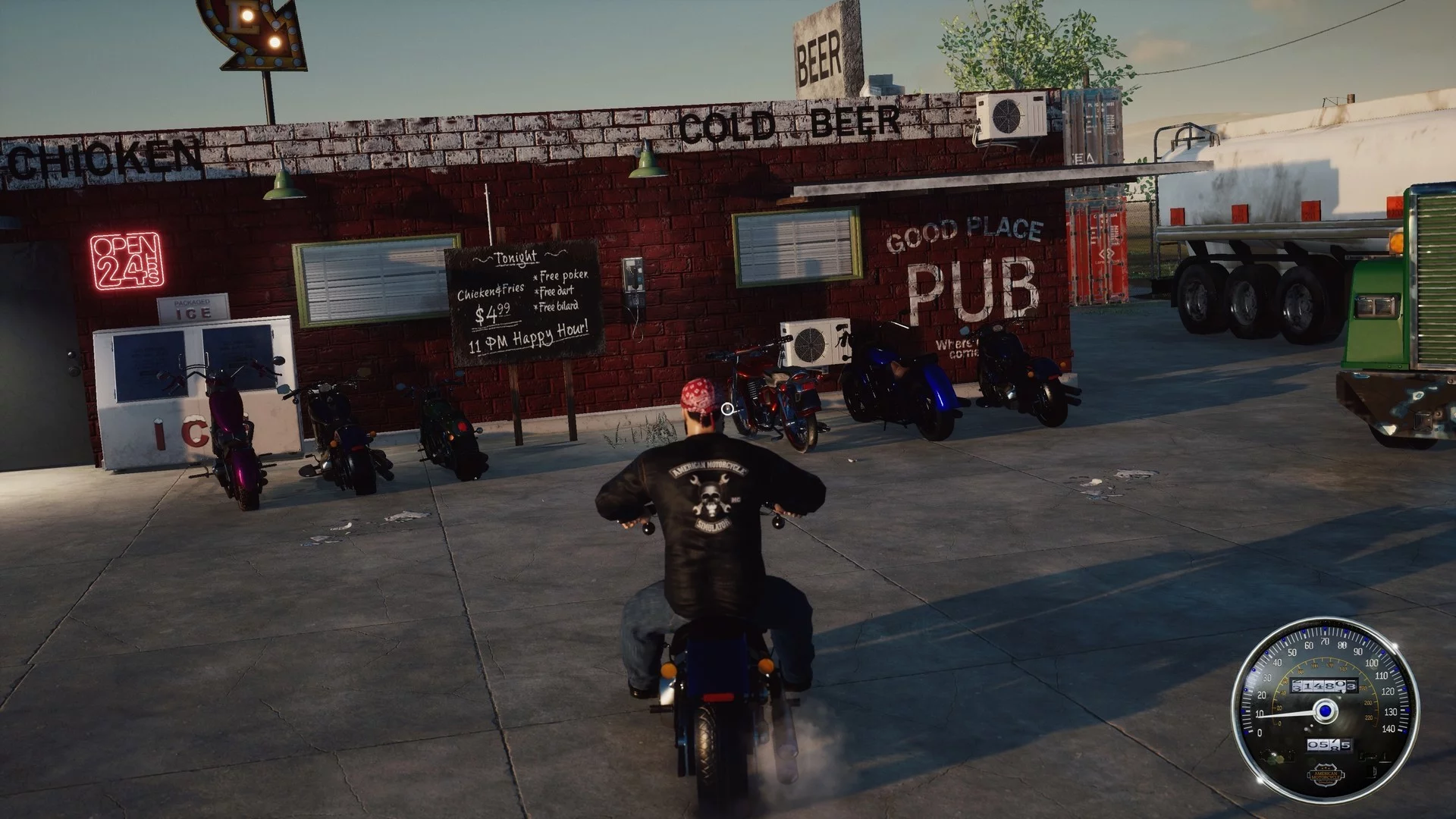 Изображение игры: American Motorcycle Simulator