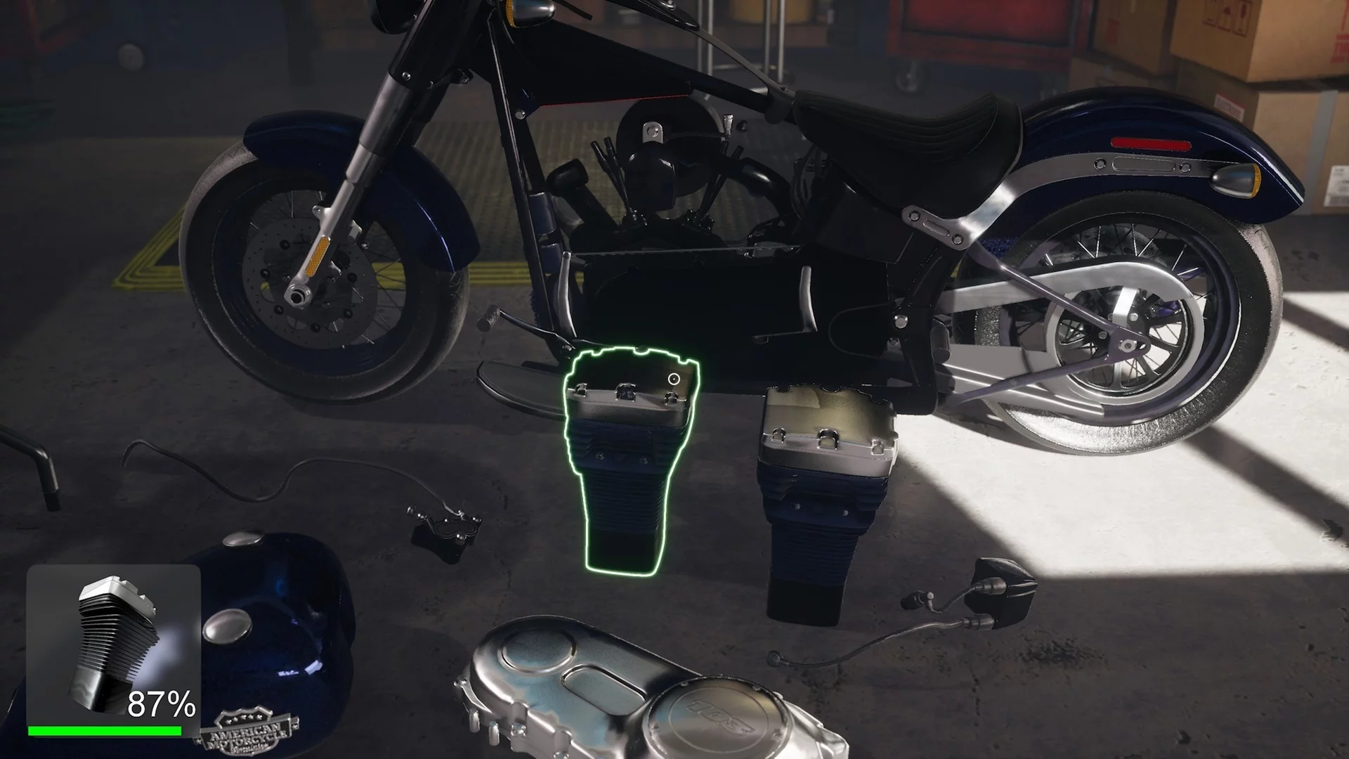 Изображение игры: American Motorcycle Simulator
