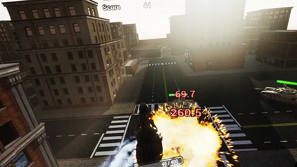 Изображение игры: VR Dinosaur City War