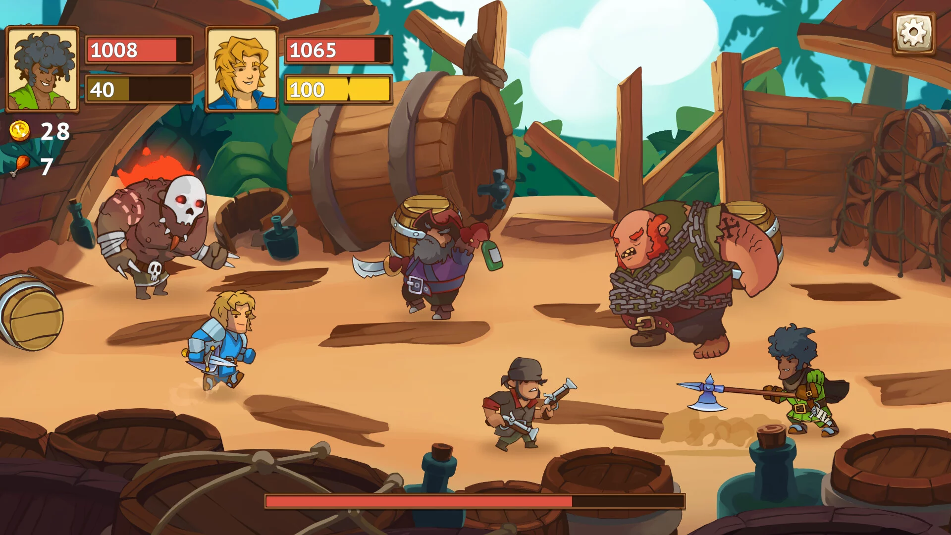 Изображение игры: Knights of Braveland