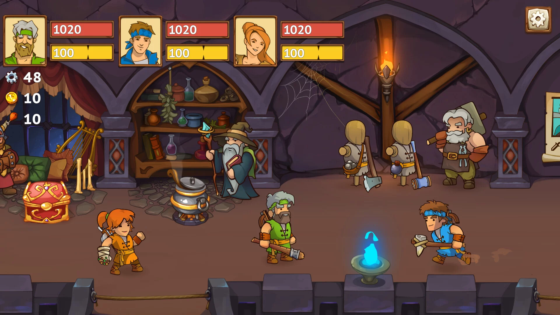 Изображение игры: Knights of Braveland