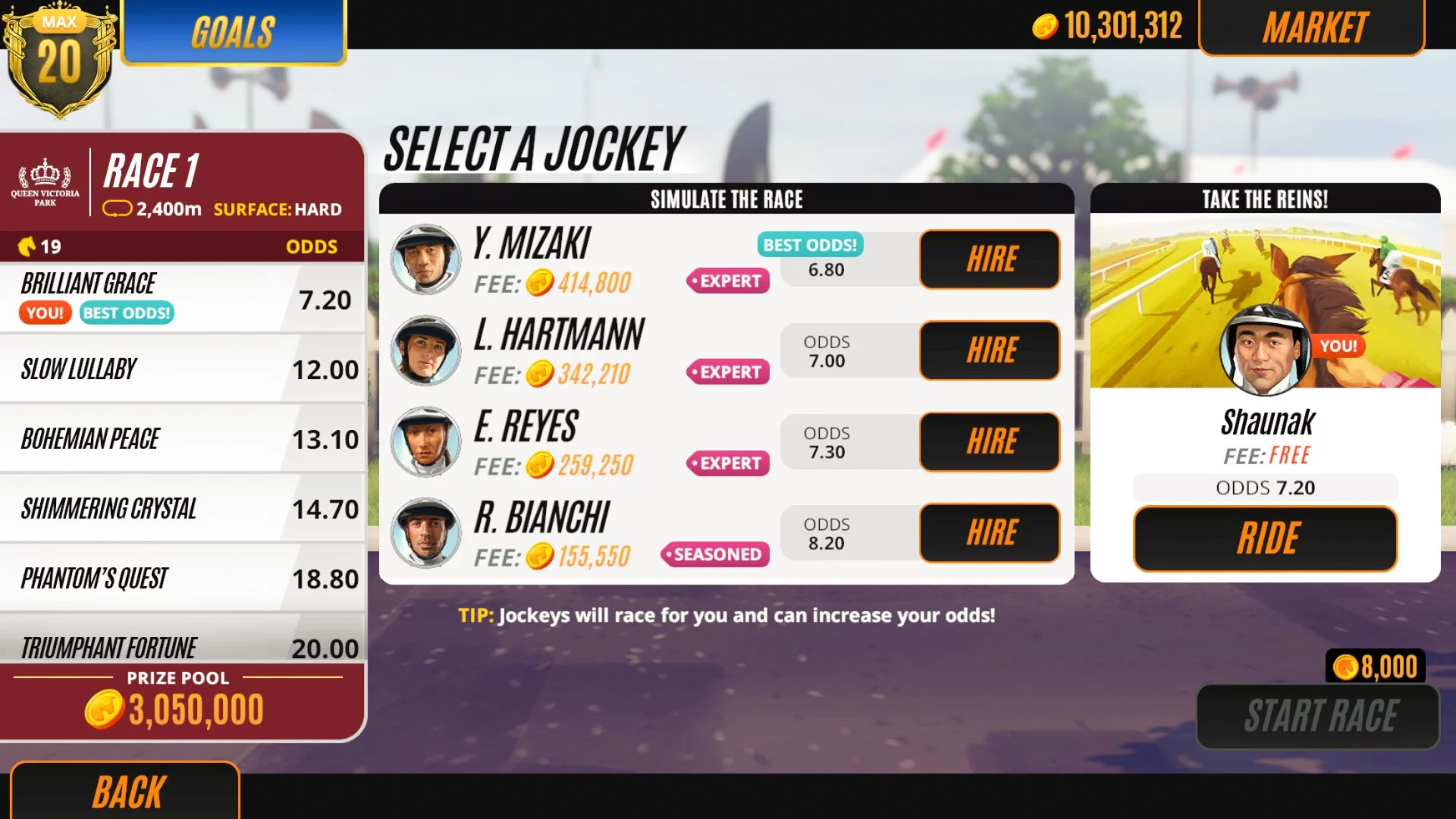 Изображение игры: Rival Stars Horse Racing: Desktop Edition