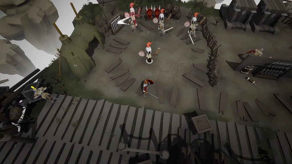 Изображение игры: Ashen Knights: One Passage