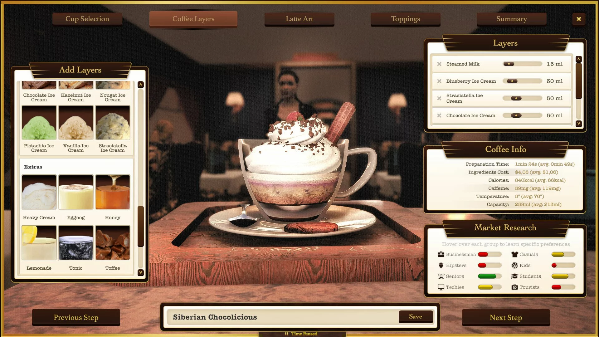 Изображение игры: Espresso Tycoon