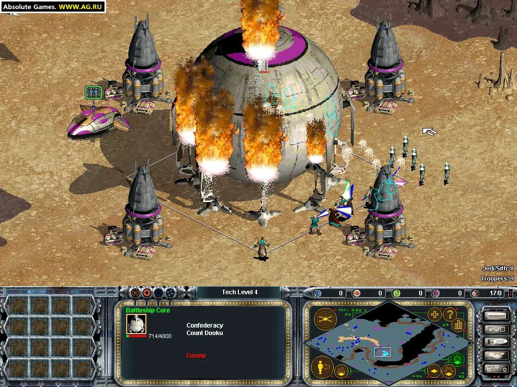Изображение игры: Star Wars: Galactic Battlegrounds - Clone Campaigns