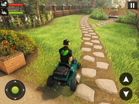 Изображение игры: Lawn Mower Grass Cutting Game