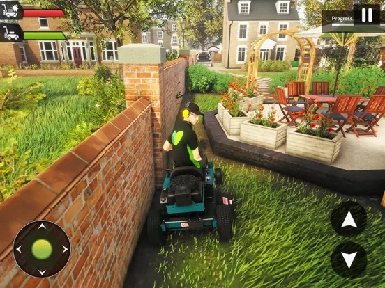 Изображение игры: Lawn Mower Grass Cutting Game