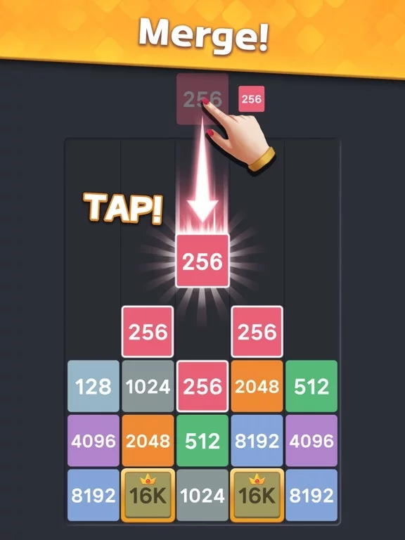Изображение игры: Drop Merge: Number Puzzle
