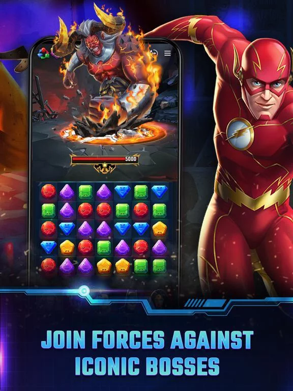 Изображение игры: DC Heroes & Villains: Match 3
