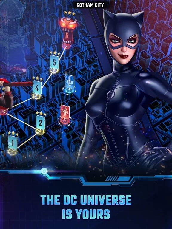 Изображение игры: DC Heroes & Villains: Match 3