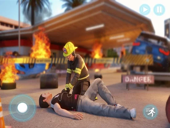 Изображение игры: Ambulance Emergency Rescue Sim
