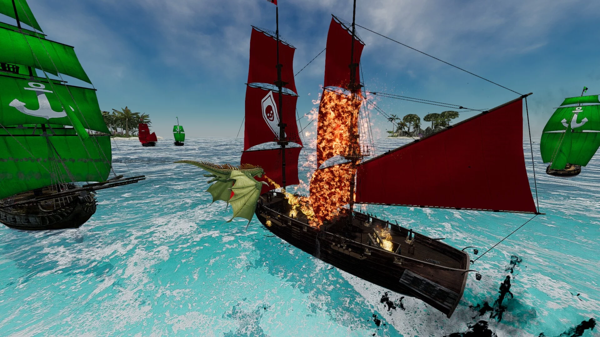 Изображение игры: Pirate Dragons