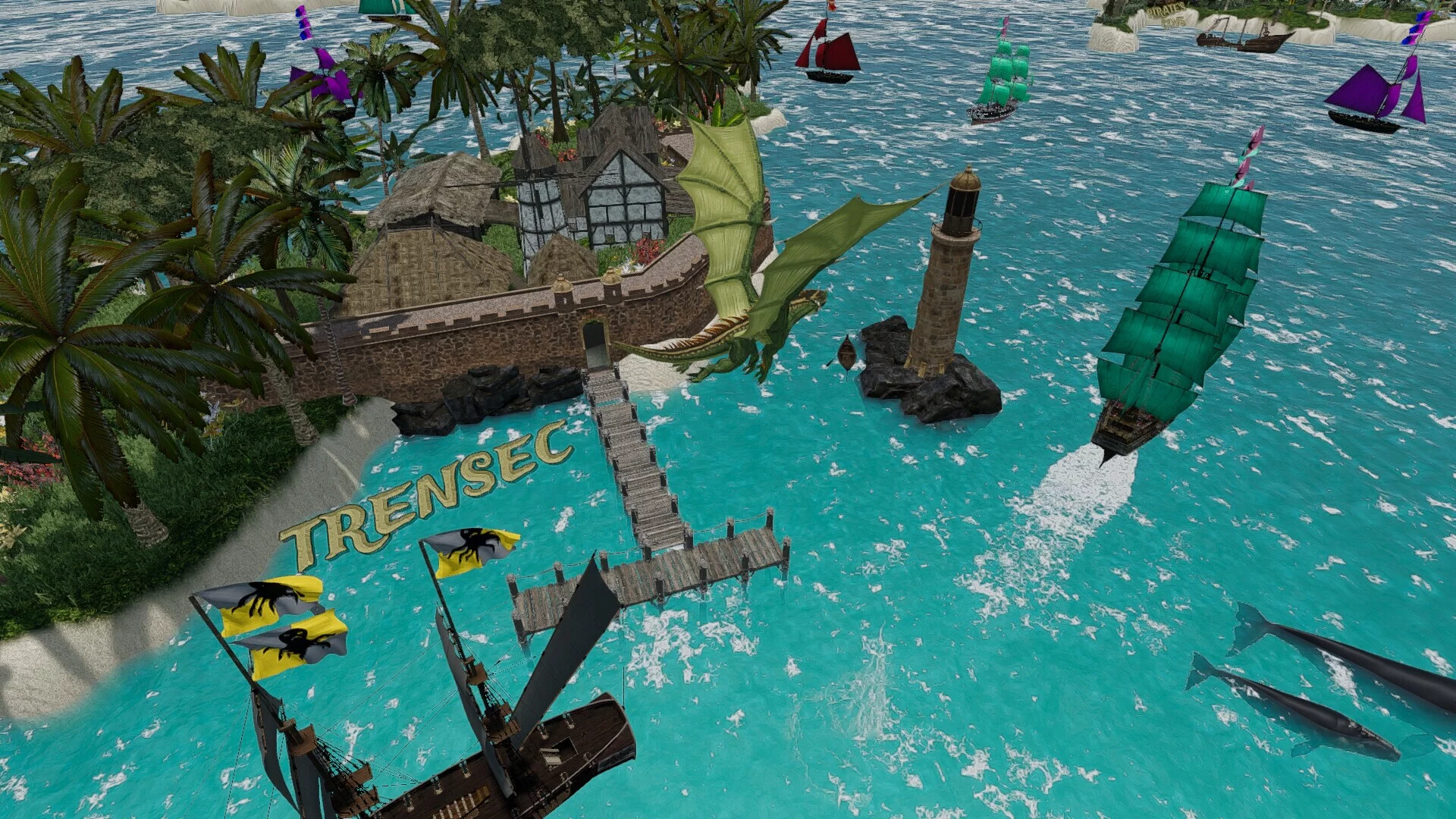 Изображение игры: Pirate Dragons