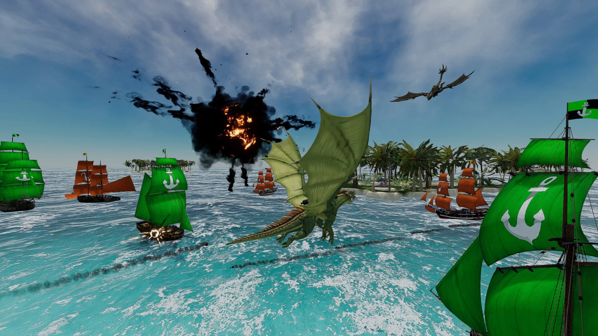 Изображение игры: Pirate Dragons