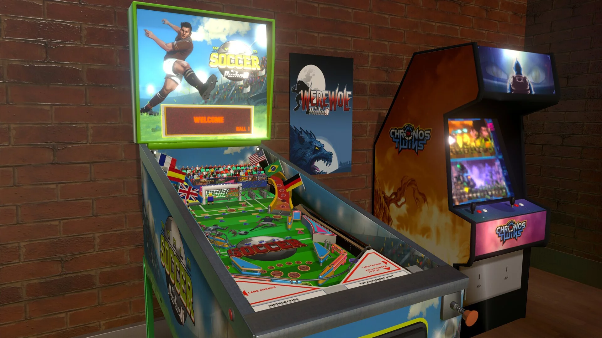 Изображение игры: World Soccer Pinball