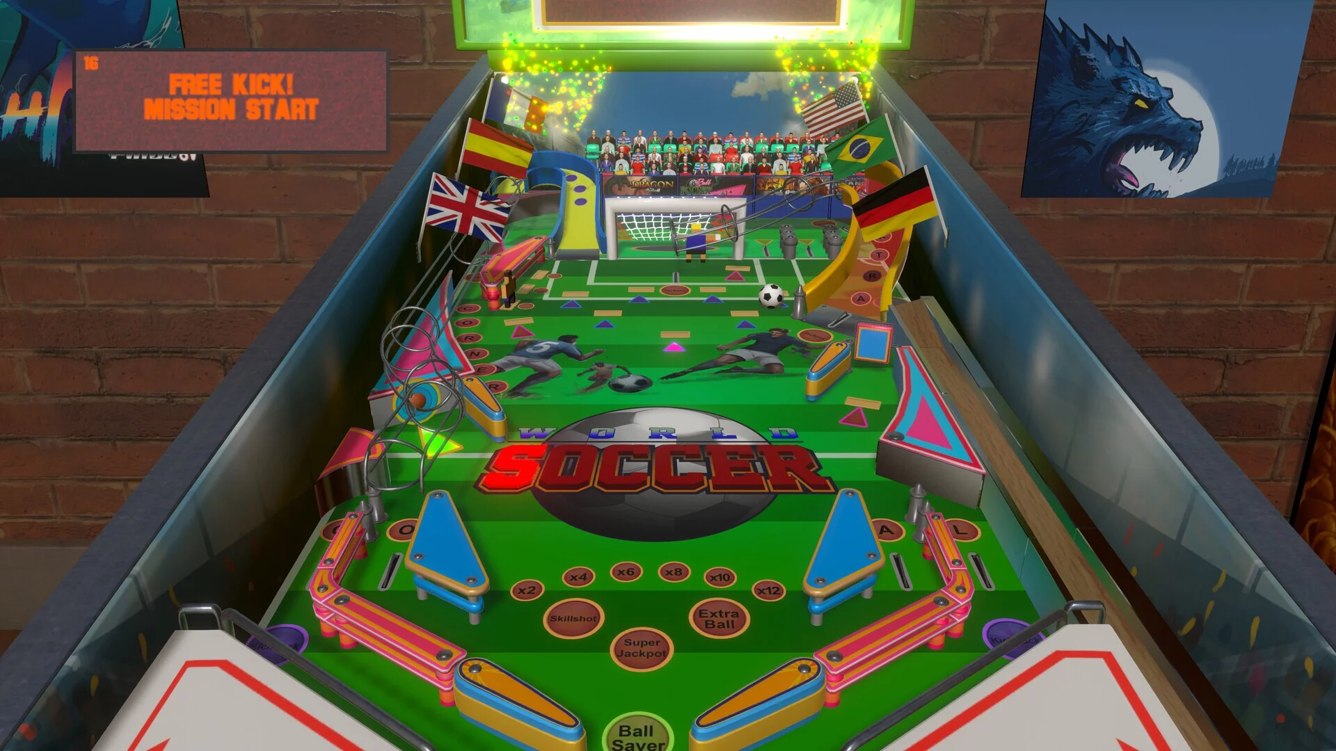 Изображение игры: World Soccer Pinball