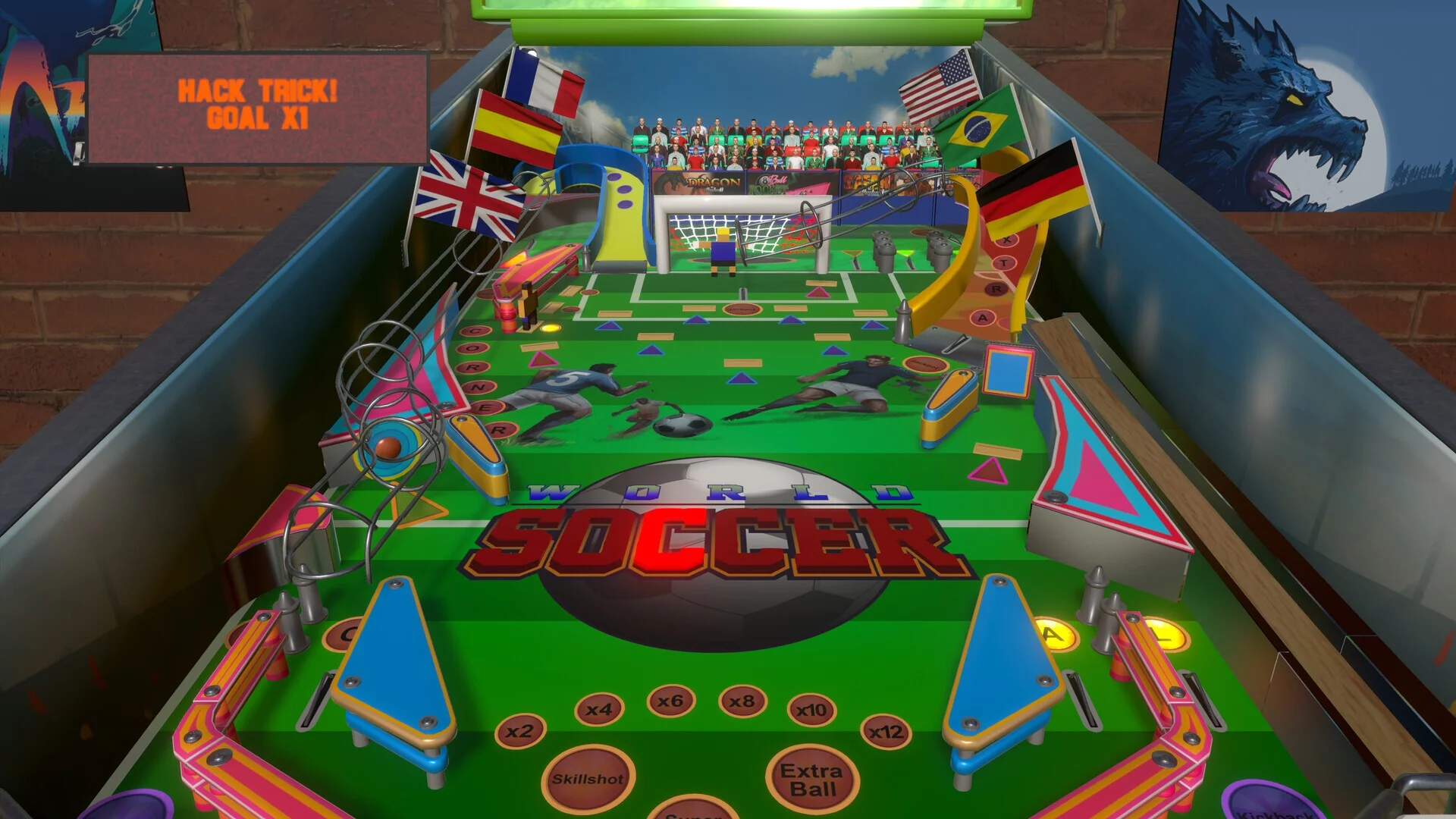 Изображение игры: World Soccer Pinball