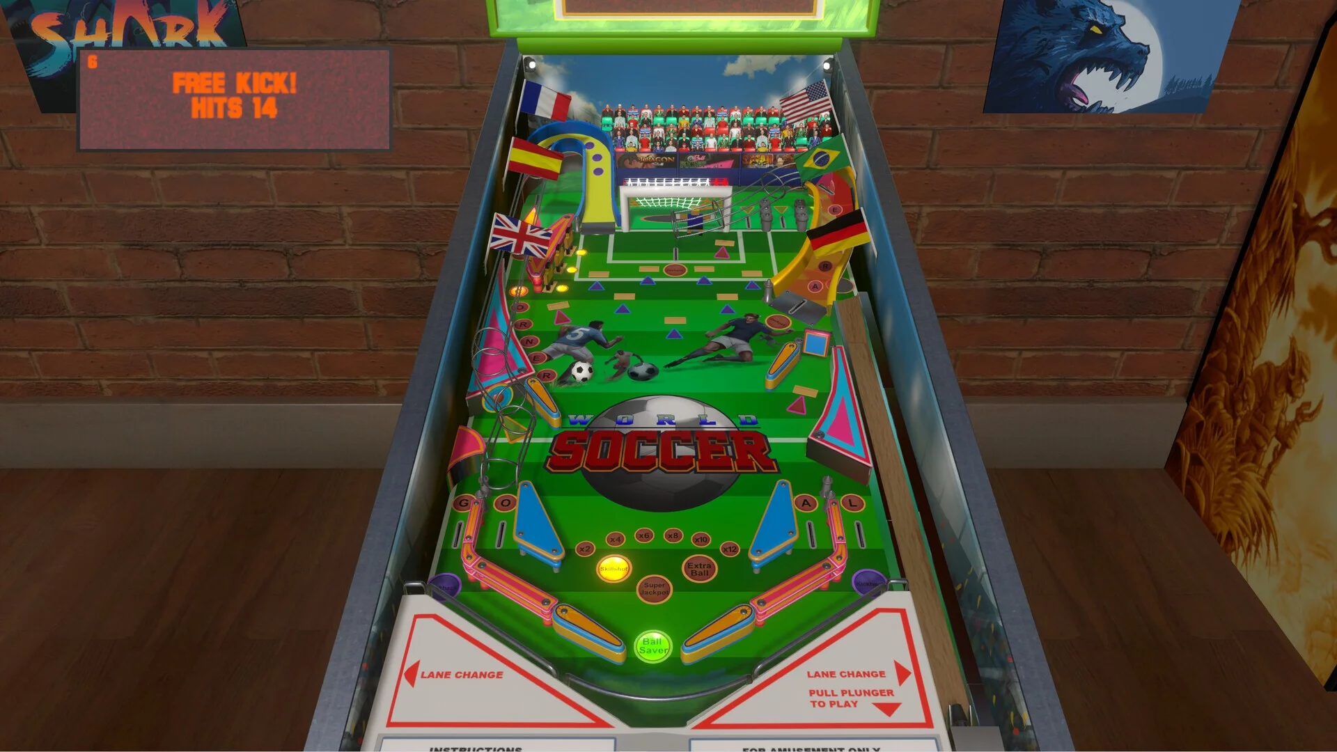 Изображение игры: World Soccer Pinball