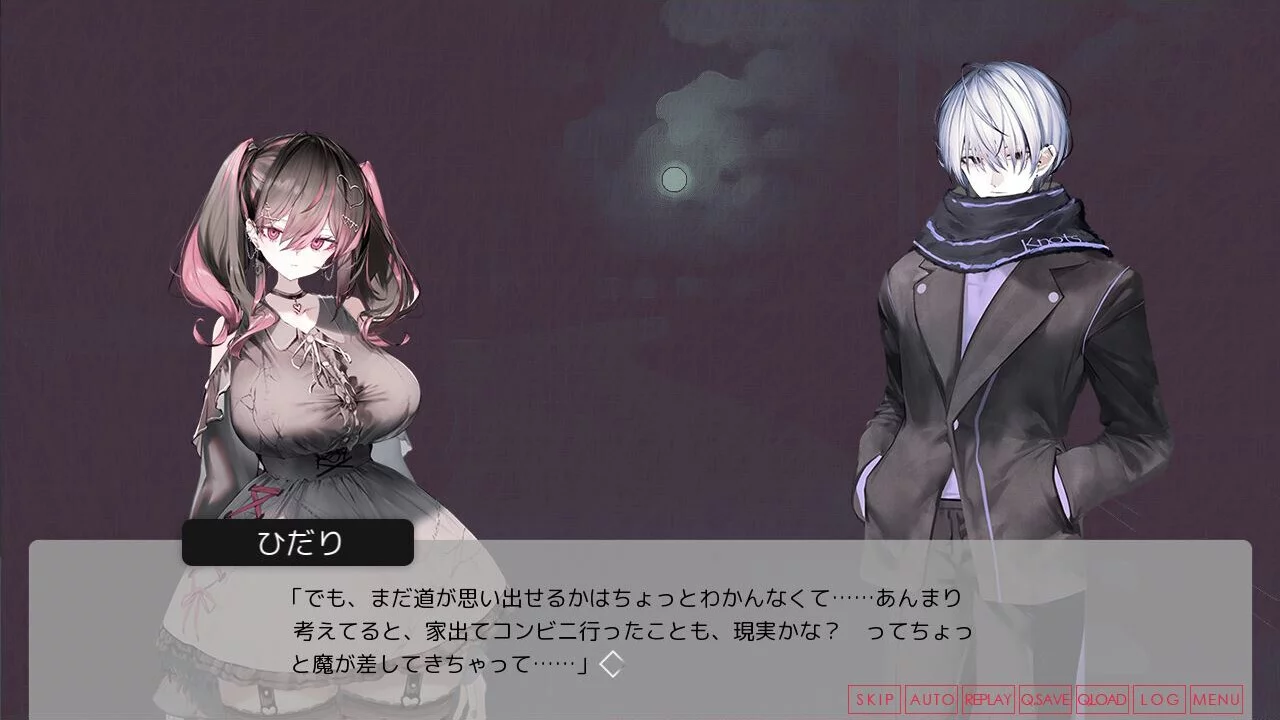 Изображение игры: 月の女、河の天使、神めくとき。