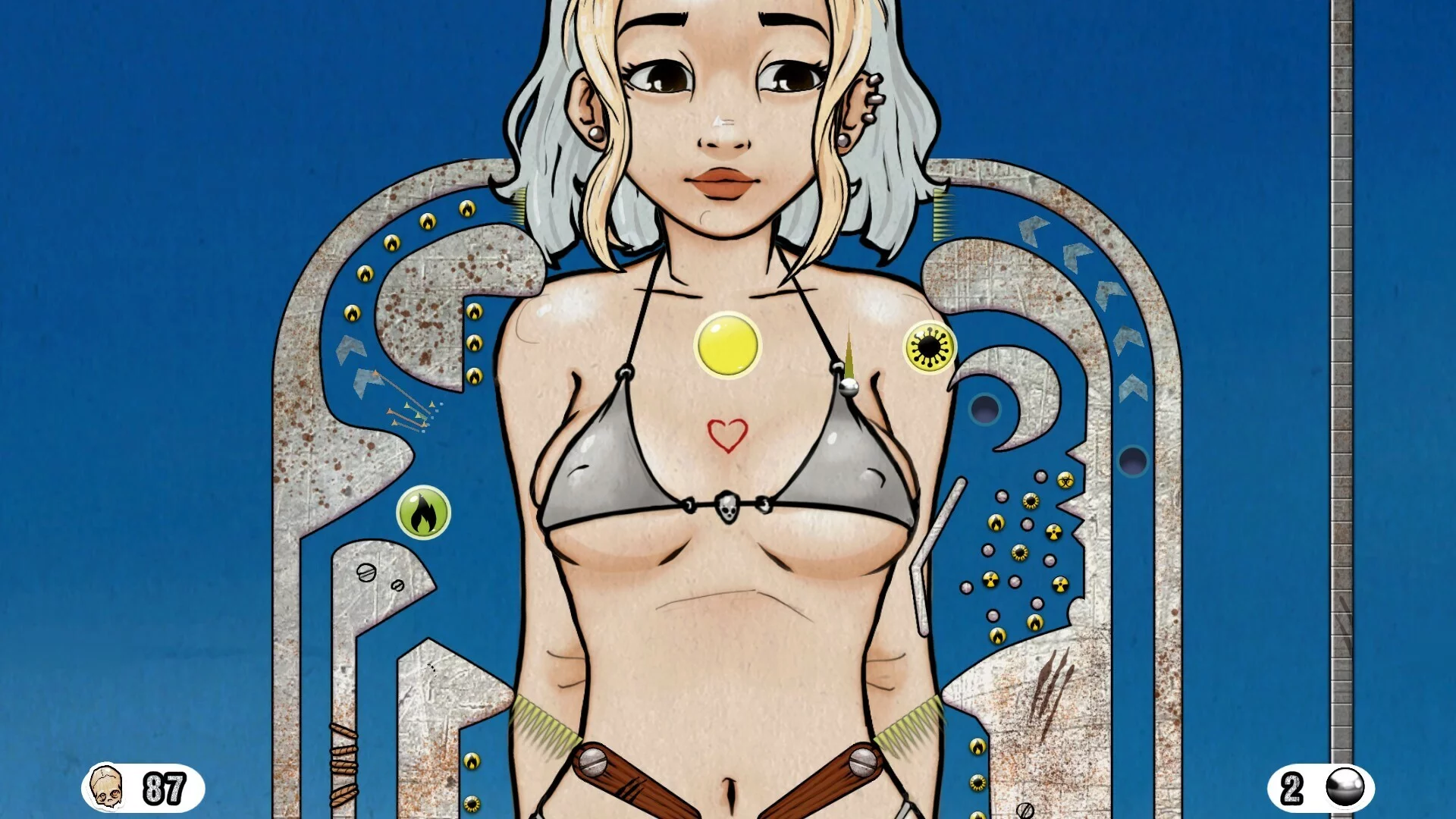 Изображение игры: Zombikini PinballZ