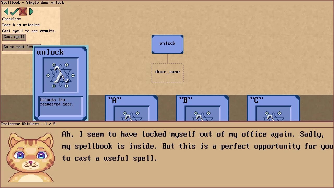 Изображение игры: Lambda Spellcrafting Academy