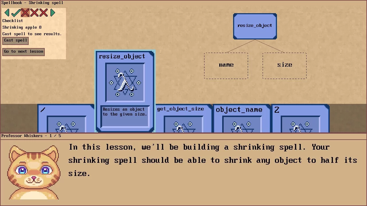 Изображение игры: Lambda Spellcrafting Academy