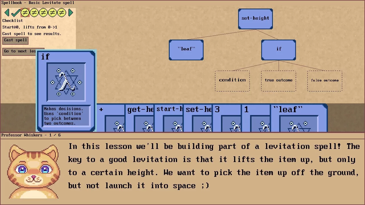 Изображение игры: Lambda Spellcrafting Academy