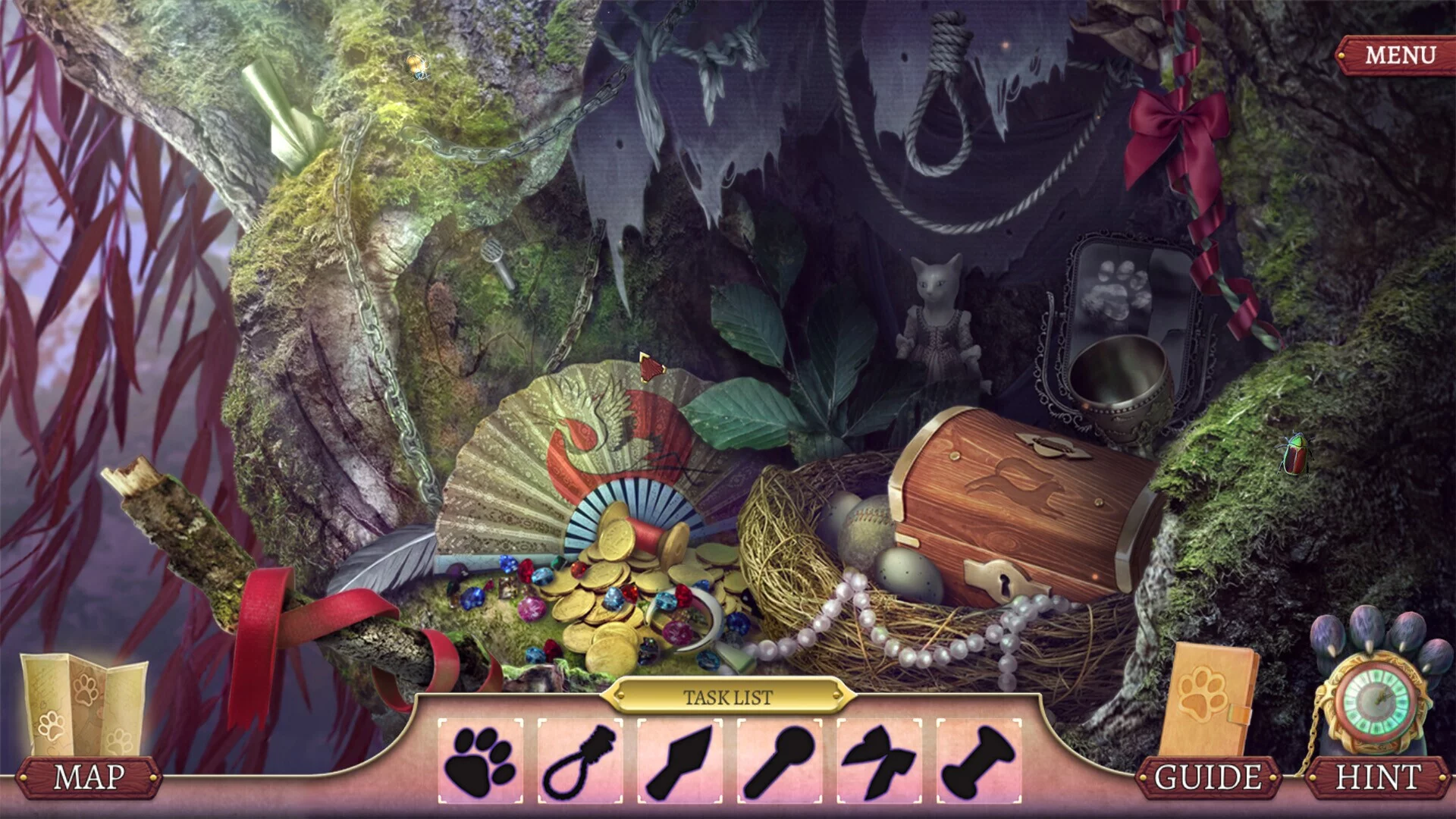 Изображение игры: Knight Cats: Leaves on the Road