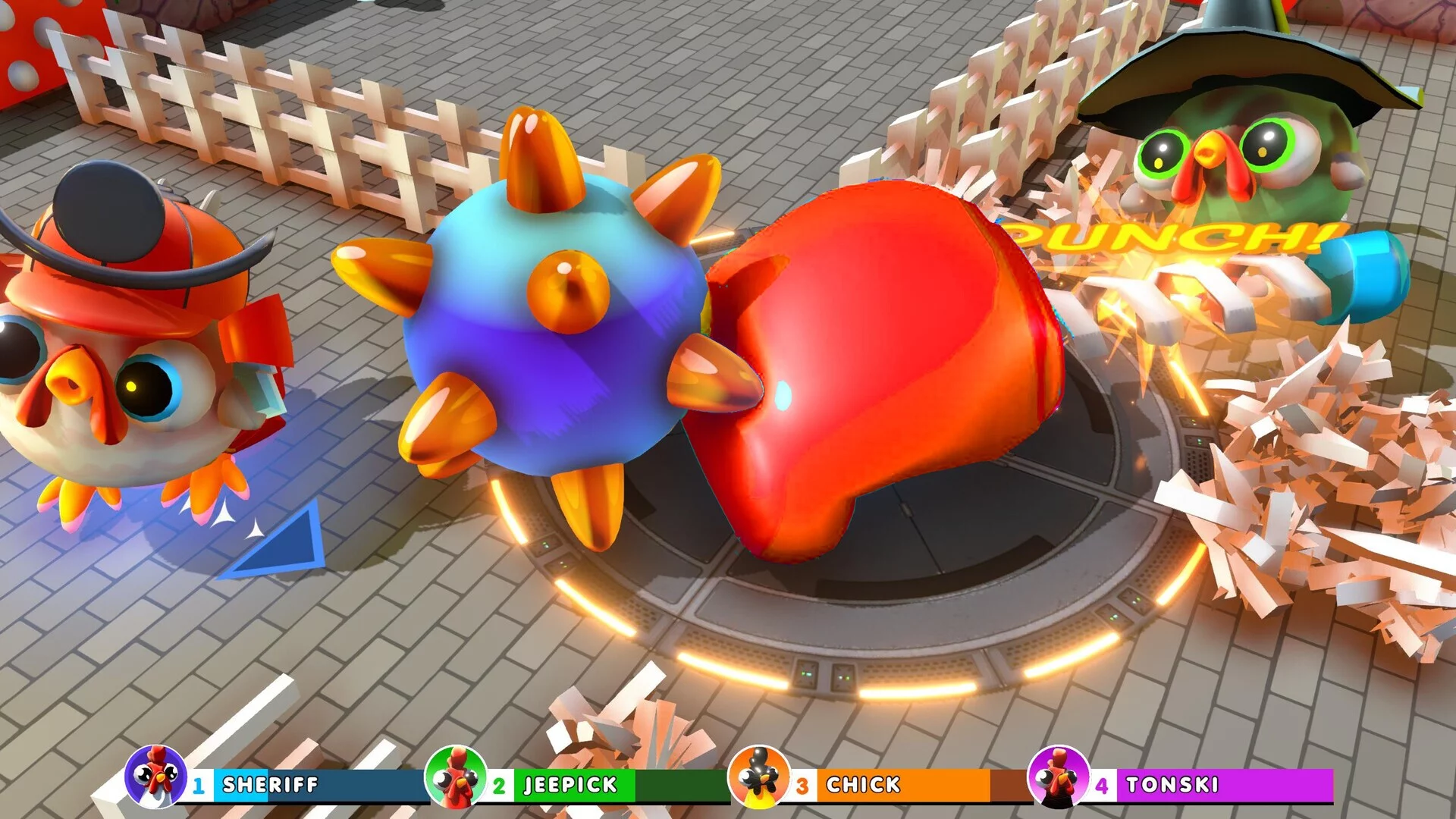 Изображение игры: Chickenoidz Super Party
